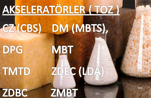 KAUÇUK AKSELERATÖRLER ( TOZ)